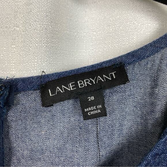 Lane Bryant Denim Jumpsuit Sz.28 NWT - Picture 8 of 16